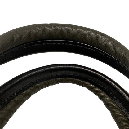 Prada Handbag - Dark Green And Black Tessuto Pocket Leather