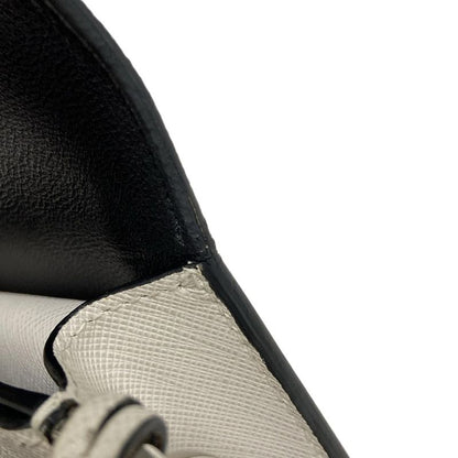 Prada Shoulder Bag  Bt1037 White Leather