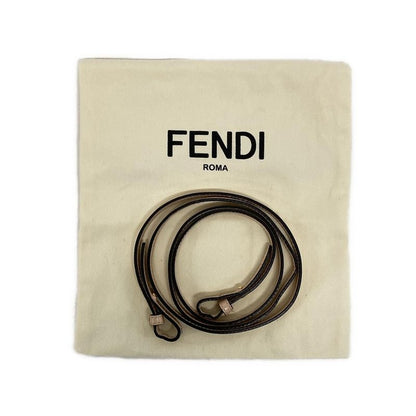Fendi Tote Bag Sunshine Shopper 8bs051 Pink Beige And Brown Logo Plastic Handle