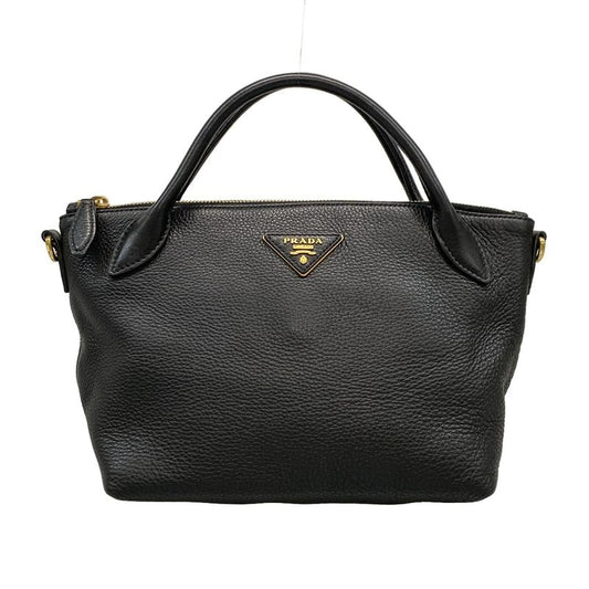 Prada Handbag  1ba111 Black Leather