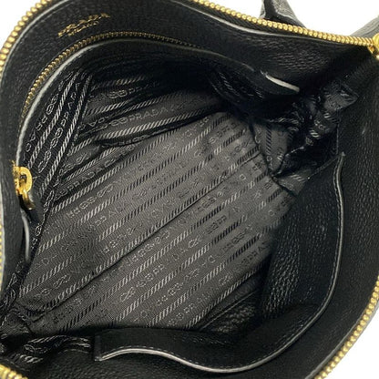 Prada Handbag  1ba111 Black Leather
