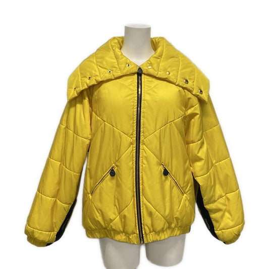 Chanel Blouson Size 38 M Women P08775 Yellow And Black Long Sleeves Cotton