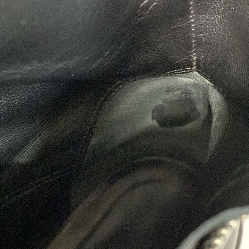 Chanel Short Boots 36 1 2 C Women - G27805 Black Engineer Boots Silver Hardware