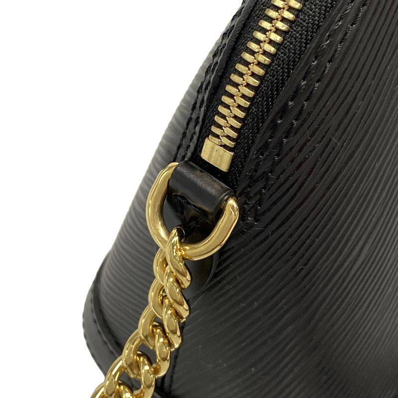 Louis Vuitton Shoulder Bag Epi Alma MINI Chain M51405 Noir Black Leather