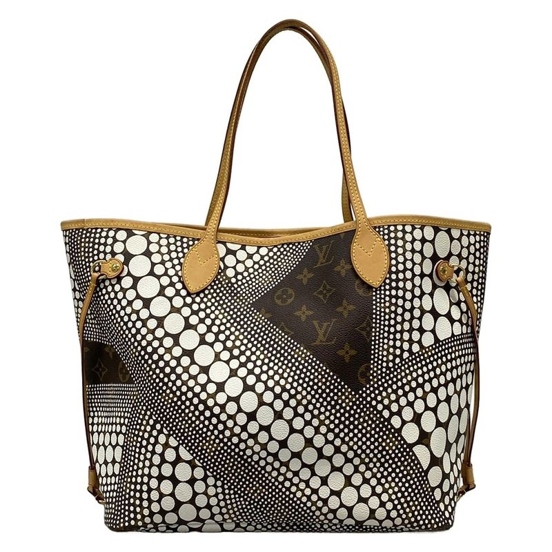 Louis Vuitton Tote Bag Louis Vuitton X Yayoi Kusama Neverfull MM M40684 Bronze