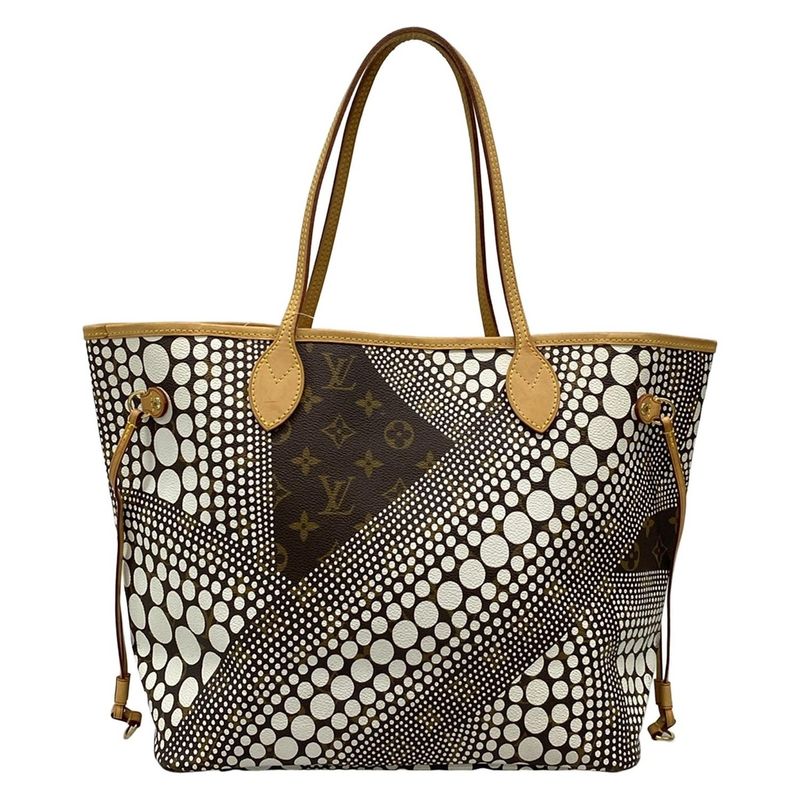 Louis Vuitton Tote Bag Louis Vuitton X Yayoi Kusama Neverfull MM M40684 Bronze