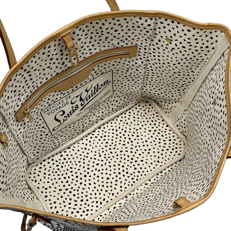 Louis Vuitton Tote Bag Louis Vuitton X Yayoi Kusama Neverfull MM M40684 Bronze