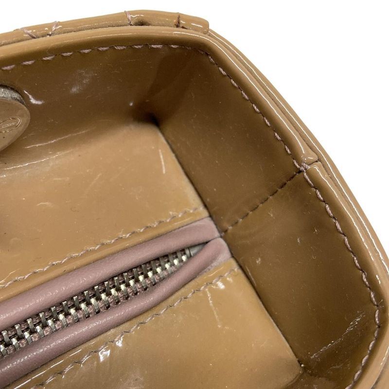 Dior Christian Dior Handbag Lady Dior Medium Bag Pink Beige Silver Hardware