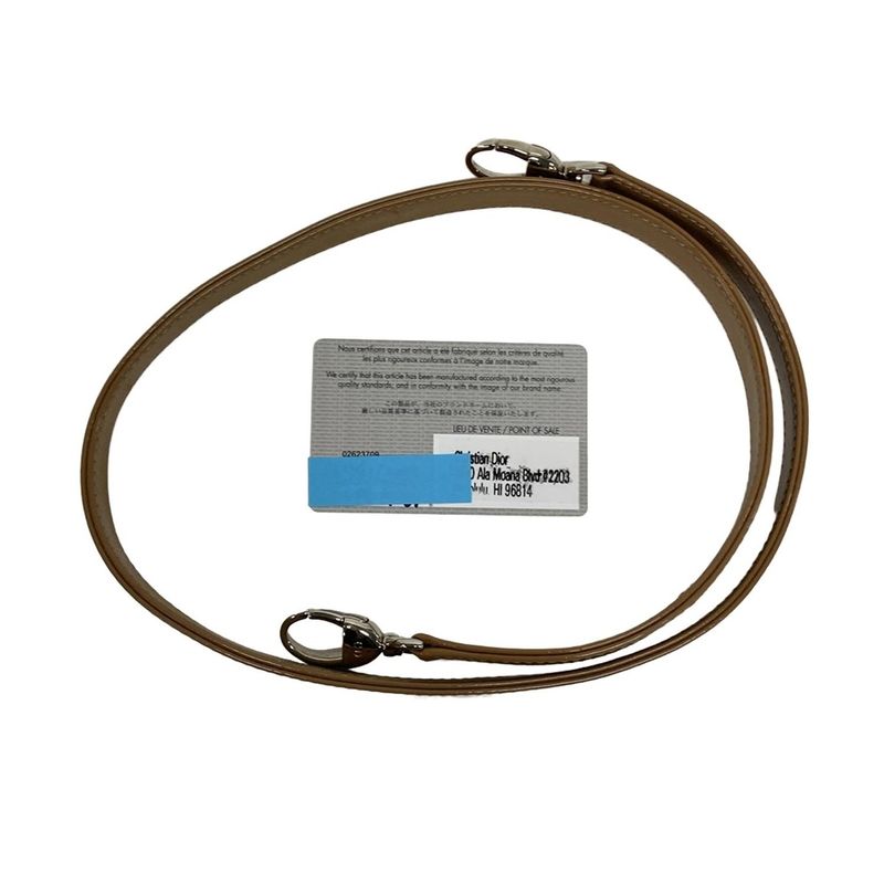 Dior Christian Dior Handbag Lady Dior Medium Bag Pink Beige Silver Hardware