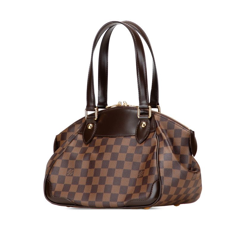 Louis Vuitton Damier Verona PM N41117 Brown PVC Leather Women Louis Vuitton