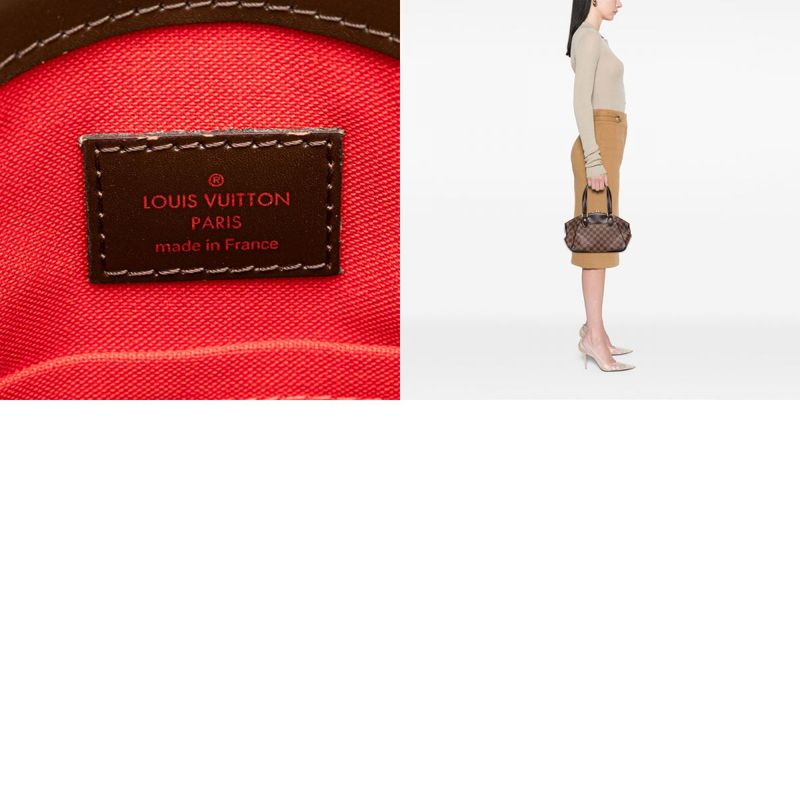 Louis Vuitton Damier Verona PM N41117 Brown PVC Leather Women Louis Vuitton