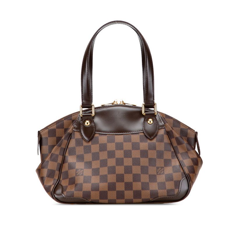 Louis Vuitton Damier Verona PM N41117 Brown PVC Leather Women Louis Vuitton