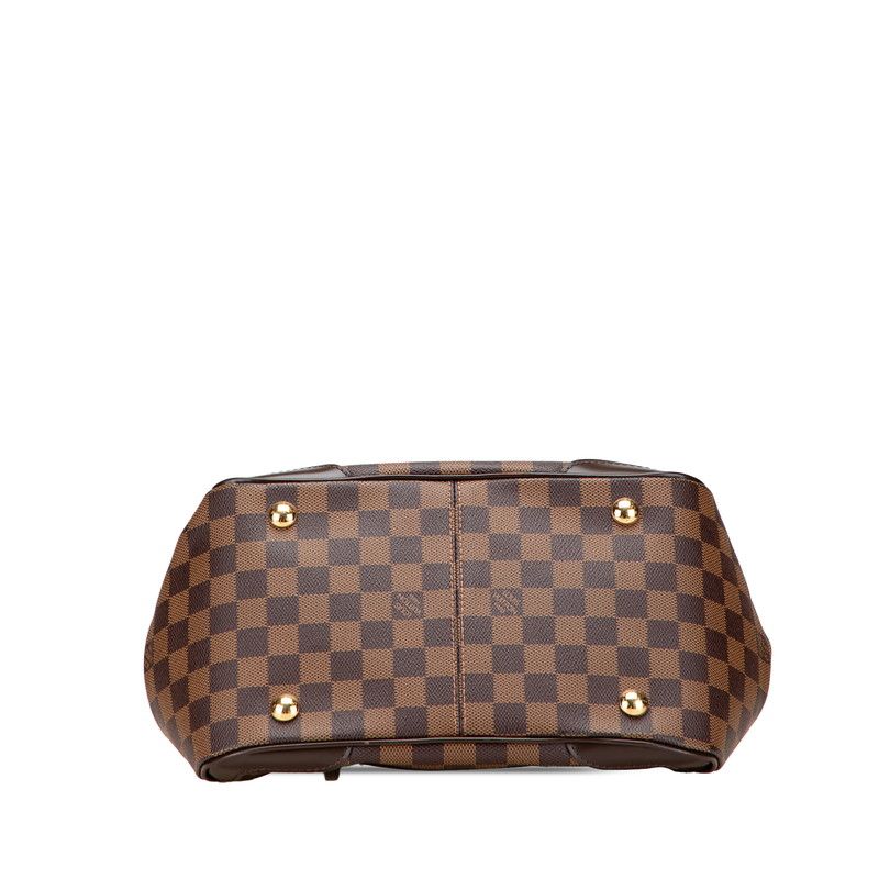 Louis Vuitton Damier Verona PM N41117 Brown PVC Leather Women Louis Vuitton
