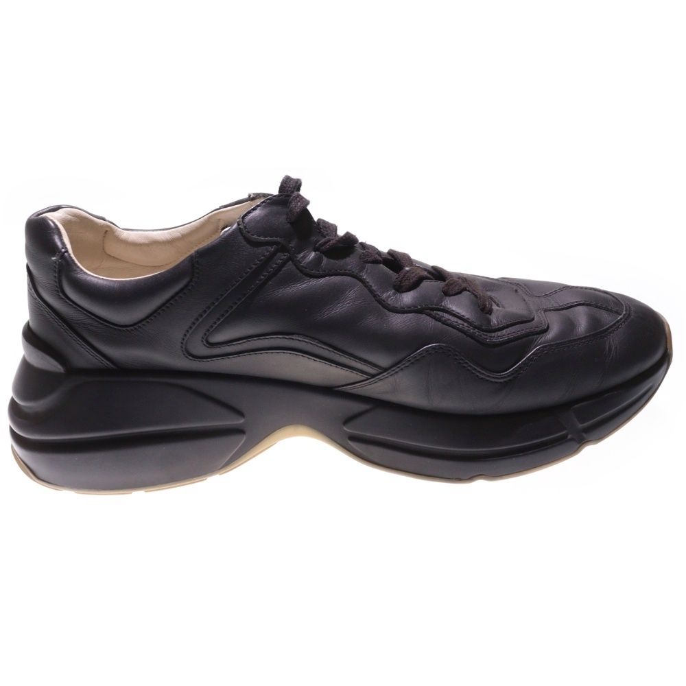 Gucci Rhyton Sneaker Black Print Gucci Rhyton Leather Low-Cut Sneakers Black