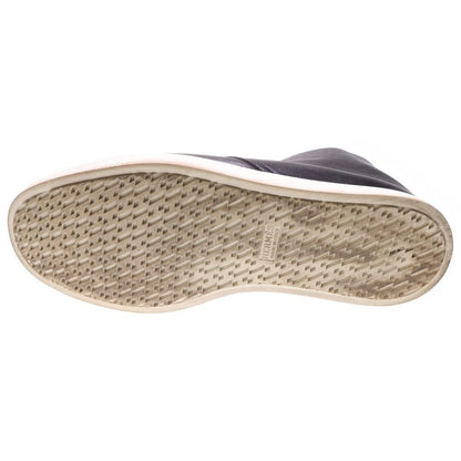 Hermes Exlibris Leather Lace-Up Low Cut Sneakers Black