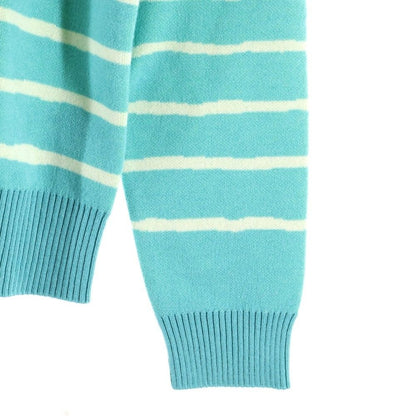 Hermes 23aw Sunset Jacquard Mock Neck Pullover Long Sleeve Knit Sweater Light