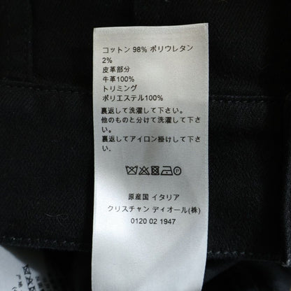 Dior Homme 18ss Francois Pearl Denim Jacket 863c414j4209 Black