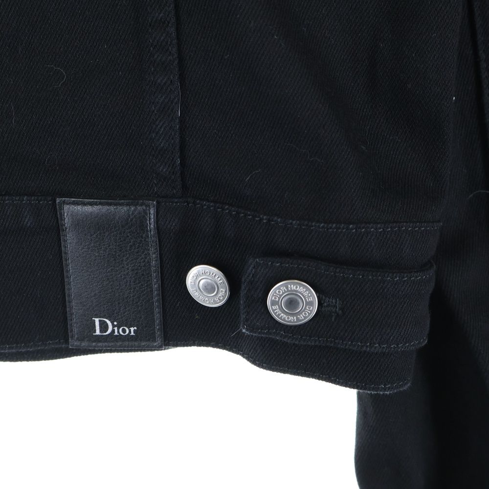 Dior Homme 18ss Francois Pearl Denim Jacket 863c414j4209 Black