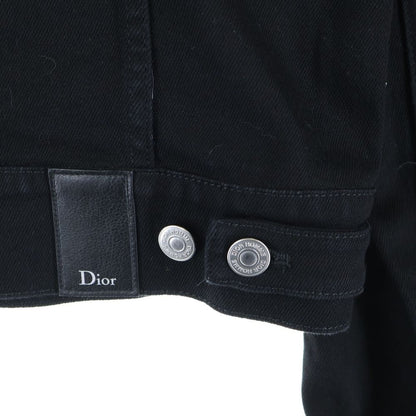 Dior Homme 18ss Francois Pearl Denim Jacket 863c414j4209 Black