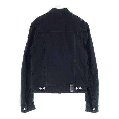 Dior Homme 18ss Francois Pearl Denim Jacket 863c414j4209 Black