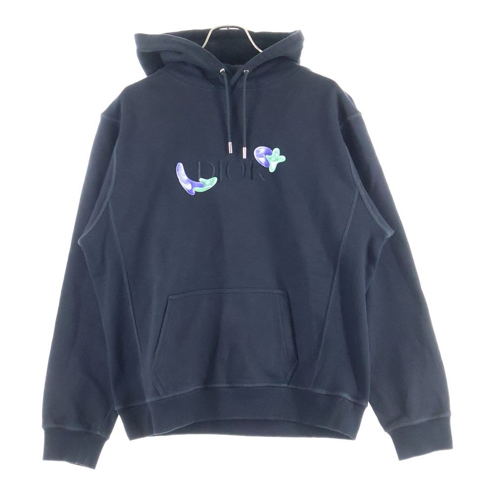Christian Dior 21aw ×kenny Scharf Kenny Scharf Graphic Logo Embroidery Pullover