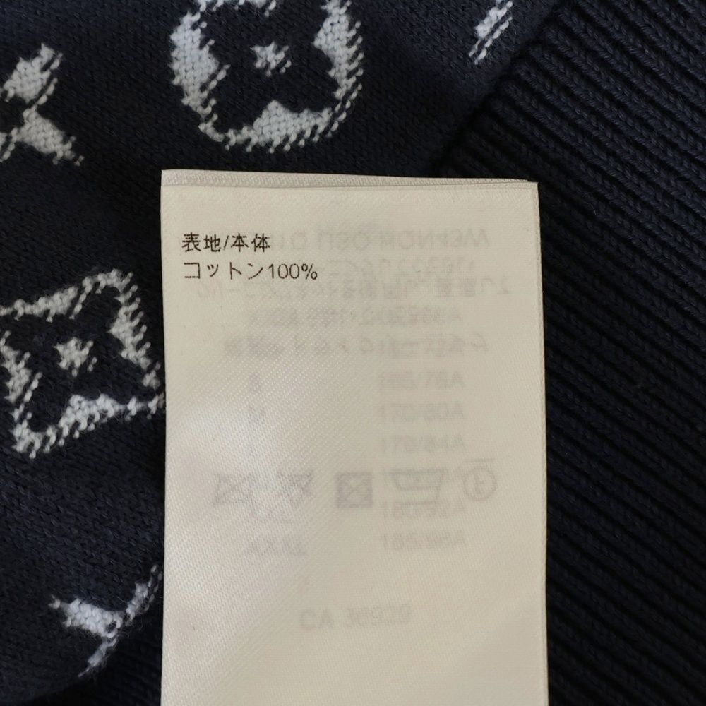 Louis Vuitton 24ss Monogram Gradient Knit Parka Gray Rm241q Uso