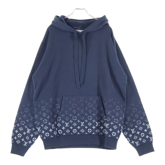 Louis Vuitton 24ss Monogram Gradient Knit Parka Gray Rm241q Uso