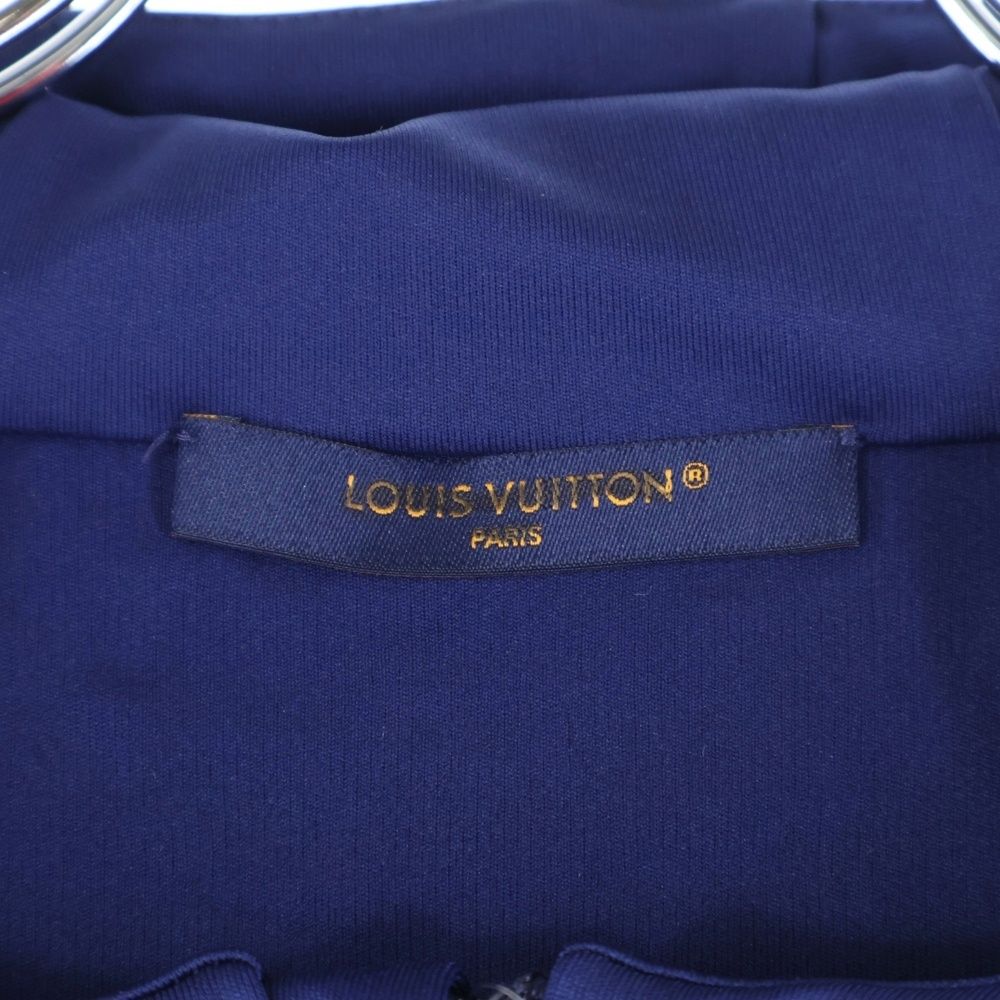 Louis Vuitton 24ss Monogram Nylon Stretch Parka Jacket Blue Rm241mq Ynf Hqy 46w