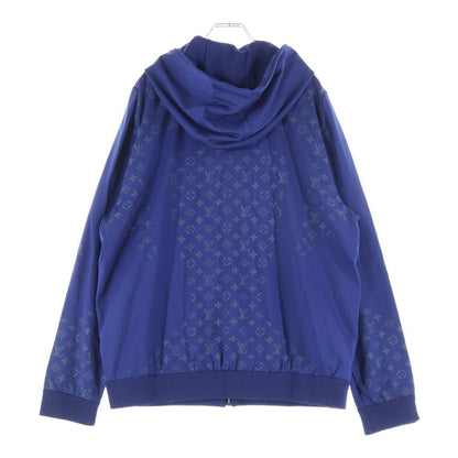 Louis Vuitton 24ss Monogram Nylon Stretch Parka Jacket Blue Rm241mq Ynf Hqy 46w