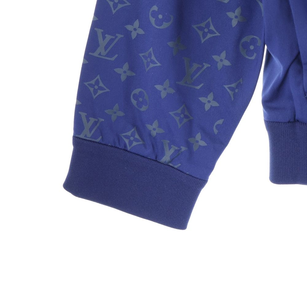 Louis Vuitton 24ss Monogram Nylon Stretch Parka Jacket Blue Rm241mq Ynf Hqy 46w