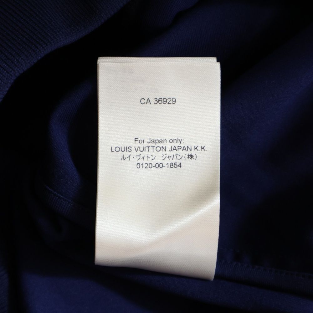 Louis Vuitton 24ss Monogram Nylon Stretch Parka Jacket Blue Rm241mq Ynf Hqy 46w