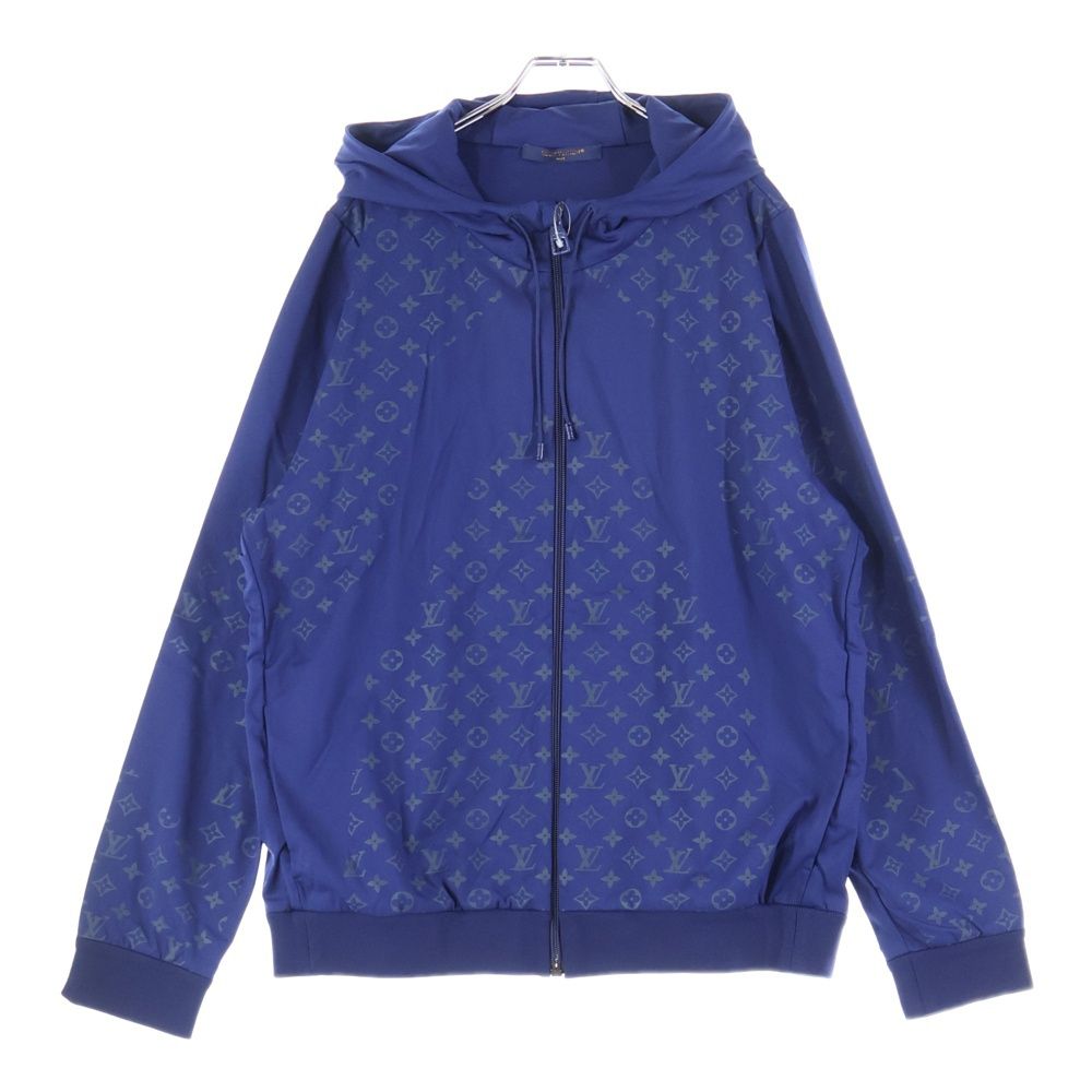 Louis Vuitton 24ss Monogram Nylon Stretch Parka Jacket Blue Rm241mq Ynf Hqy 46w