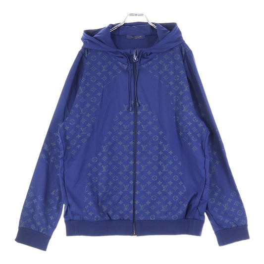 Louis Vuitton 24ss Monogram Nylon Stretch Parka Jacket Blue Rm241mq Ynf Hqy 46w