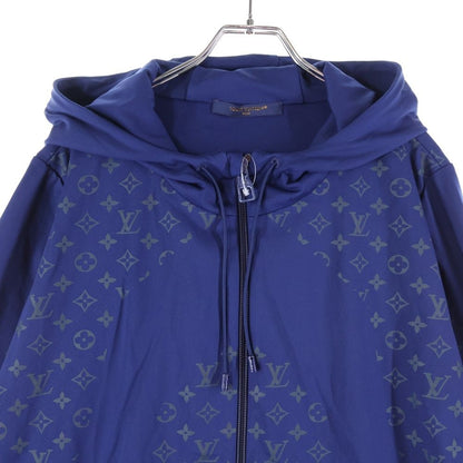 Louis Vuitton 24ss Monogram Nylon Stretch Parka Jacket Blue Rm241mq Ynf Hqy 46w