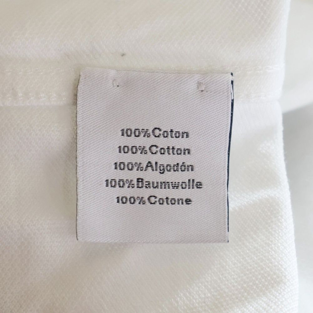 Hermes H Logo Embroidery Cotton Crew Neck Cut and Sew Short Sleeve Pocket