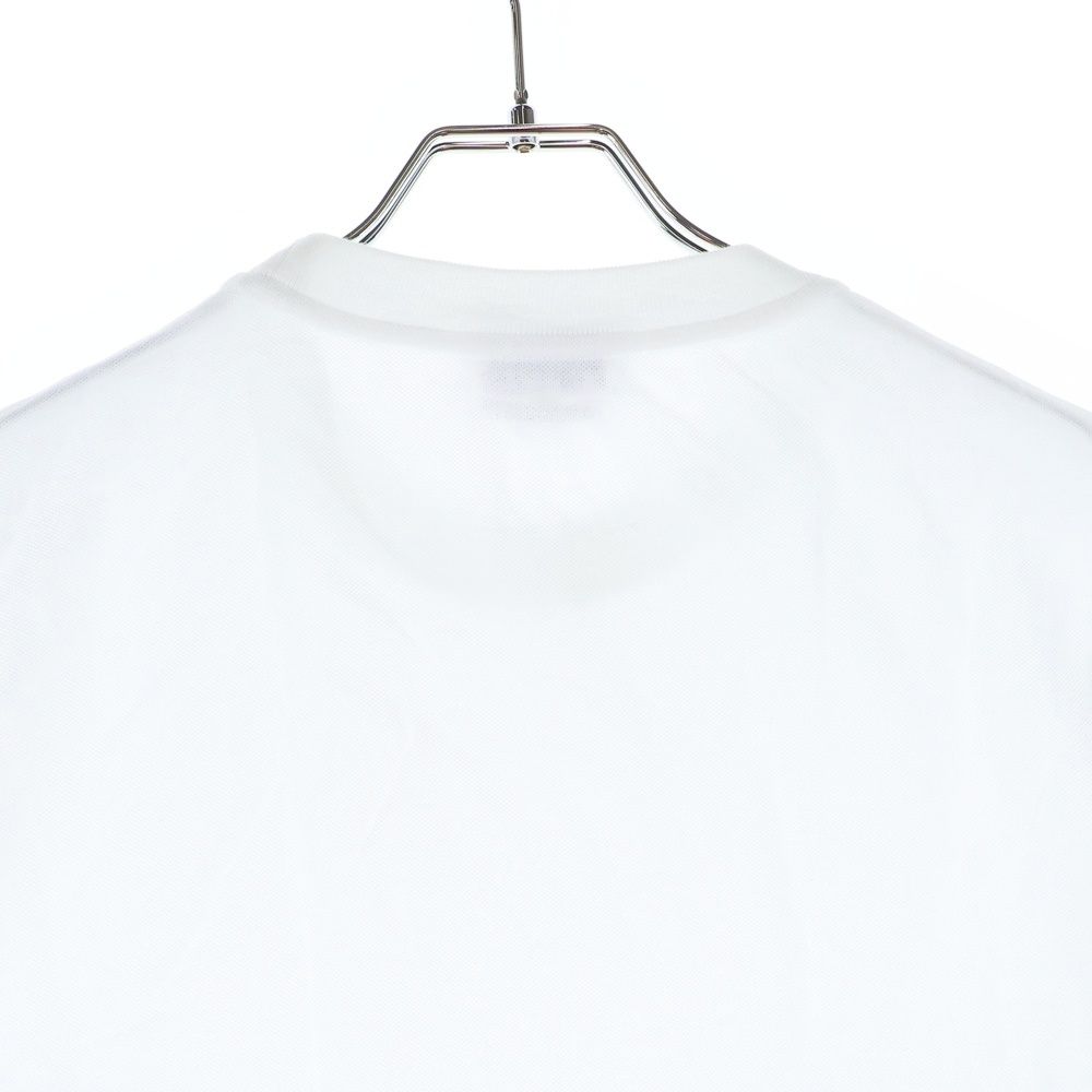 Hermes H Logo Embroidery Cotton Crew Neck Cut and Sew Short Sleeve Pocket