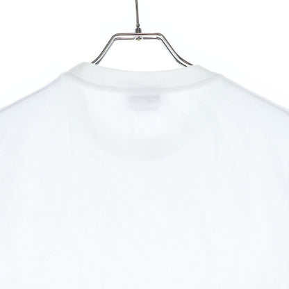 Hermes H Logo Embroidery Cotton Crew Neck Cut and Sew Short Sleeve Pocket