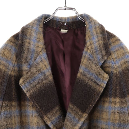 Gucci Raglan Check Class Ical Wool Coat Brown 664710 Zag90