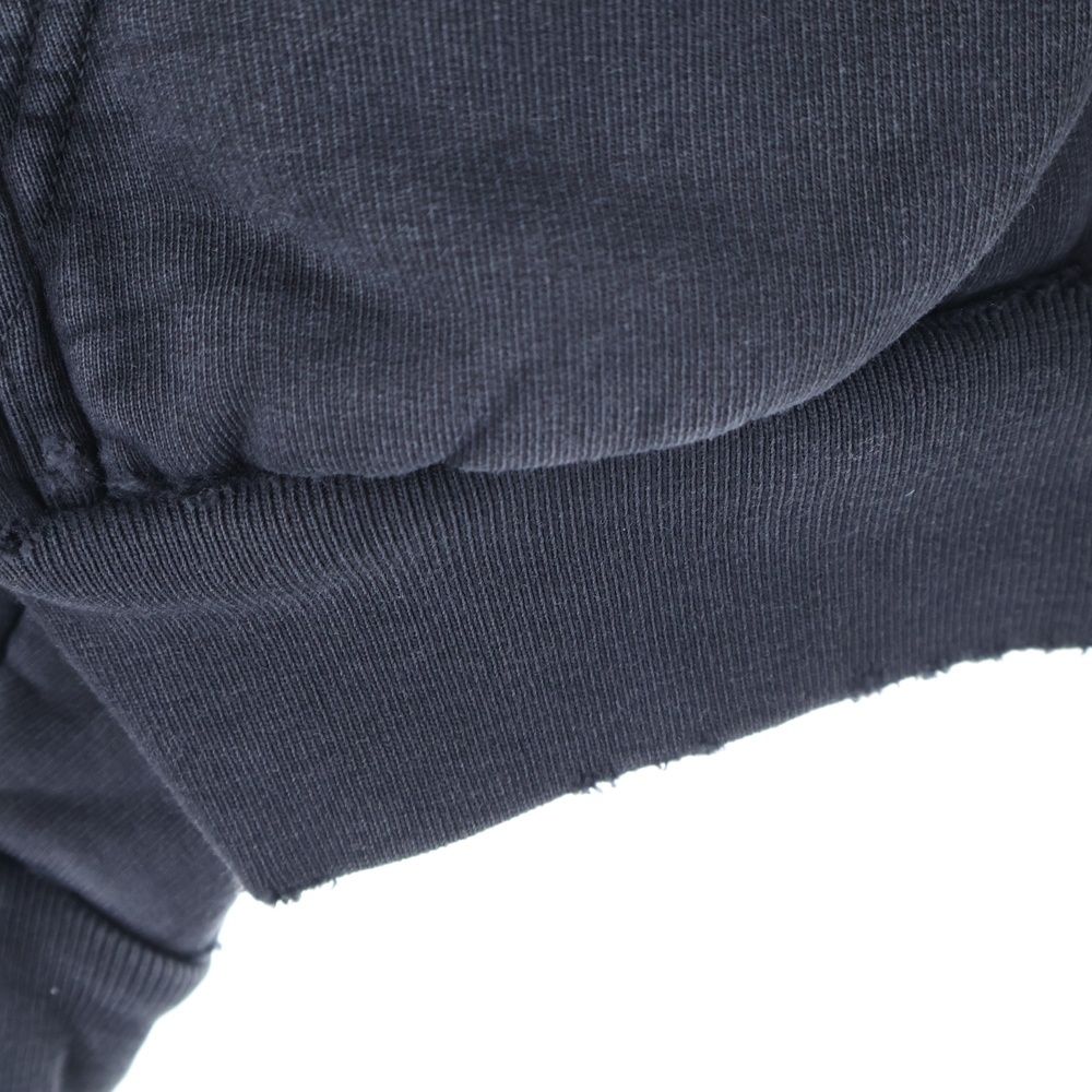 Balenciaga Painted Zip-Up Hoodie Distressed Back Paint Zip-Up Hoodie Sweatshirt