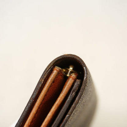 Louis Vuitton Long Wallet Monogram Pochette Porte Monet Cles Di M61723 Brown