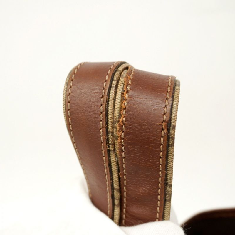 Gucci Tote Bag GG Supreme Sherry Line 211134 PVC Brown Chien Pan Gold Hardware