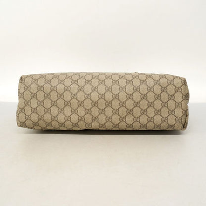 Gucci Tote Bag GG Supreme Sherry Line 211134 PVC Brown Chien Pan Gold Hardware