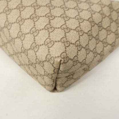 Gucci Tote Bag GG Supreme Sherry Line 211134 PVC Brown Chien Pan Gold Hardware