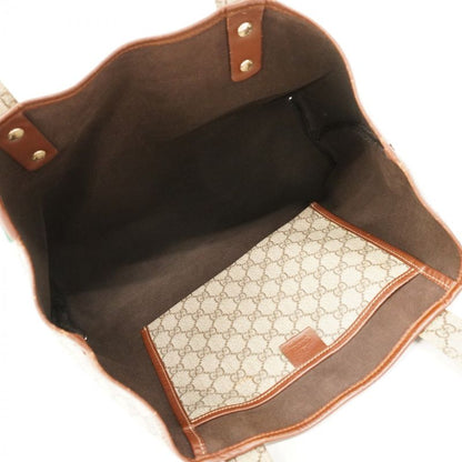 Gucci Tote Bag GG Supreme Sherry Line 211134 PVC Brown Chien Pan Gold Hardware
