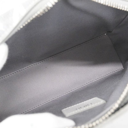 Christian Dior Shoulder Bag Lingotto PVC Leather Gray Silver Hardware Women