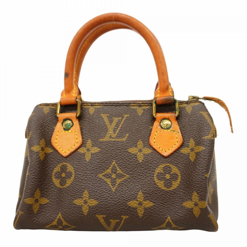 Louis Vuitton Handbag Monogram Mini Speedy M41534 Brown 2way Bag Ladies