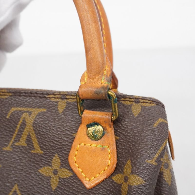 Louis Vuitton Handbag Monogram Mini Speedy M41534 Brown 2way Bag Ladies