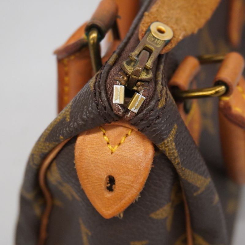 Louis Vuitton Handbag Monogram Mini Speedy M41534 Brown 2way Bag Ladies