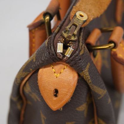 Louis Vuitton Handbag Monogram Mini Speedy M41534 Brown 2way Bag Ladies