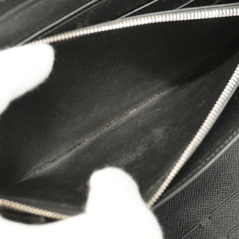 Louis Vuitton Long Wallet Damier Graphite Zippy Organizer NM N60111 Black Gray